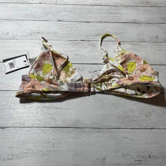 Volcom
Women's Big Poppy V Neck Bikini Top L cottage core boho sexy slimming - Picture 8 of 9